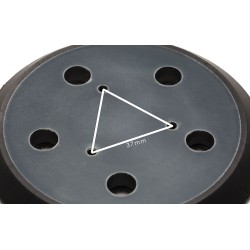 5+3 Sander Backing Pad / 5" 125mm